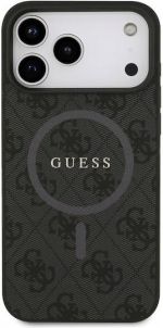 Guess 4G Ring Classic Logo MagSafe Case for iPhone 17 Pro Max – Black – Θήκη Προστασίας για iPhone 17 Pro Max σε Μαύρο Χρώμα