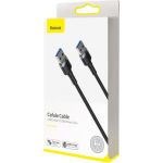Baseus USB 3.0 Cable USB-A male - USB-A male Μαύρο 1m (CADKLF-C0G)