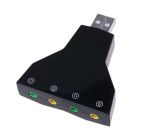 POWERTECH κάρτα ήχου USB CAB-U037, 7.1CH, έξοδος μικρόφωνου & ακουστικού