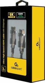 Cablexpert Braided HDMI 2.1 Cable 3m Μαύρο