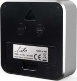 Life Alu Mini Επιτραπέζιο Θερμόμετρo & Υγρασιόμετρo