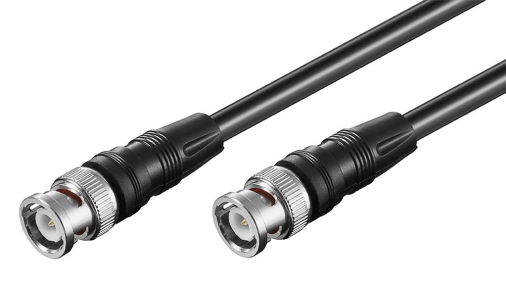 GOOBAY καλώδιο BNC 50272, RG58, 50 ohm, 1m, μαύρο