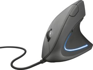 Trust Verto Ergonomic Ενσύρματο Vertical Ποντίκι Μαύρο