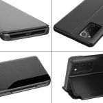 Ancus Smart Flip Book Δερματίνης Μαύρο (iPhone 13)