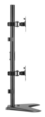 BRATECK βάση γραφείου LDT66-T02V για 2 οθόνες 17"-32", 9kg ανά οθόνη