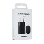 Samsung EP-TA800N Φορτιστής USB-C 25W Power Delivery Μαύρος (Retail)