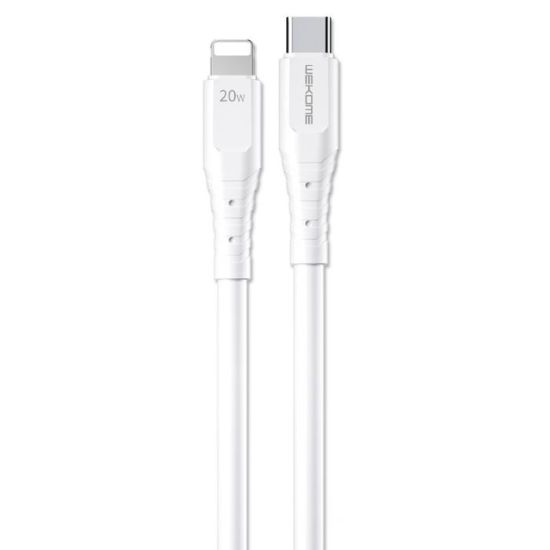 Charging Cable WK 20W PD TYPE-C/i6 White 1m WDC-154 6A