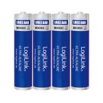 Battery AAA Alkaline Logilink LR03B4 4pcs