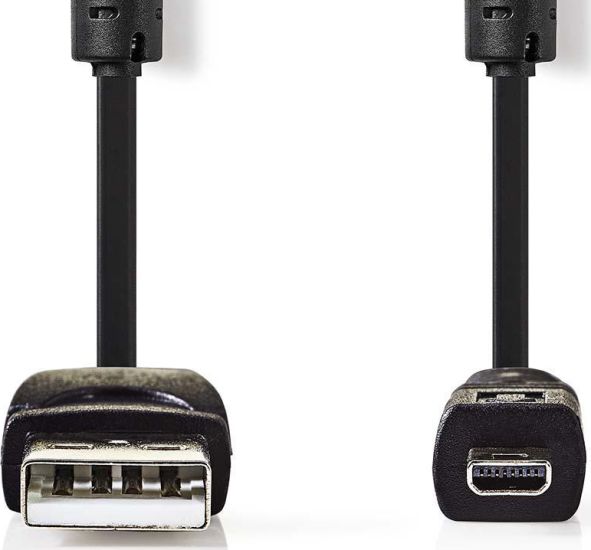 Nedis CCGP60810BK20 Camera Data Cable  USB A Male - UC-E6 8-pin Male (2m) Black