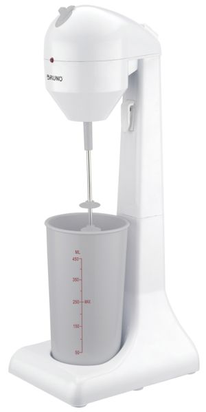 BRUNO Μίξερ ροφημάτων BRN-0033, 2 ταχύτητες,  450ml, 100W, λευκό