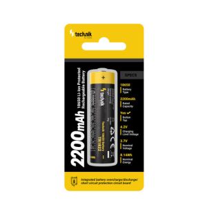 Technik Επαναφορτιζόμενη Μπαταρία 18650 Li-ion 2200mAh 3.7V 1τμχ