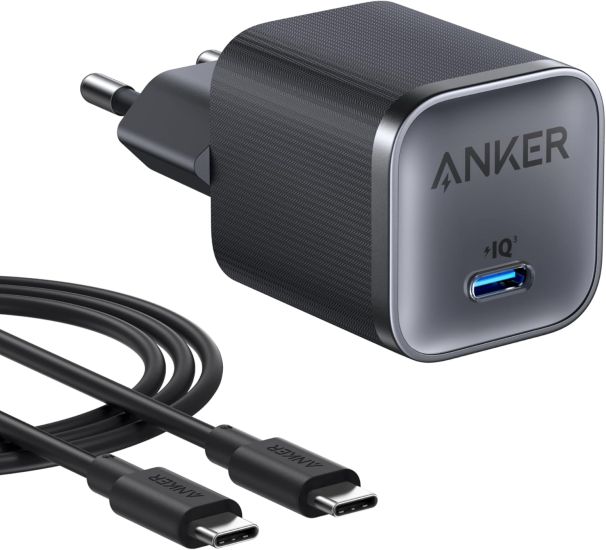 Anker Nano 45W USB C Charger(Including 1.8 m Cable) Μαύρο