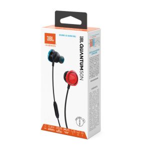 JBL Quantum 50N Nintendo In Ear Gaming Headset με σύνδεση 3.5mm Μπλε / Κόκκινο