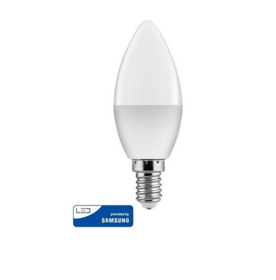 POWERTECH E14-001 LED 5W CANDLE WARM WHITE 3000K