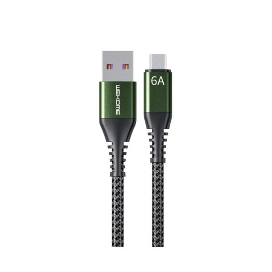 Charging Cable WK Micro Raython Black 1m WDC-169 6A