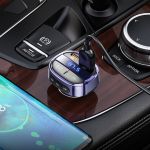 Hoco FM Transmitter Αυτοκινήτου E70 με Bluetooth / USB Metal Grey