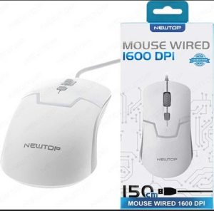 NewTop Wired Mouse NT-29125 White