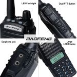 BAOFENG ασύρματος πομποδέκτης UV-82X, VHF/UHF, 5W, μαύρος