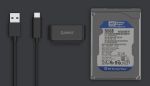 ORICO αντάπτορας SATA σε USB 3.0 για 2.5" HDD/SSD 20UTS, 5Gbps, μαύρος