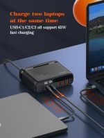 LDNIO σταθμός φόρτισης A6140C, 3x USB-C/3x USB, 140W, PD/QC, GaN, μαύρος