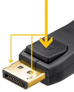 GOOBAY καλώδιο DisplayPort 61699, 8K/60Hz, 32.4 Gbit/s, 5m, μαύρο