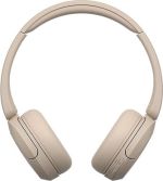 Sony WH-CH520 Ασύρματα Bluetooth On Ear Ακουστικά με 50 ώρες Λειτουργίας και Quick Charge Μπεζ