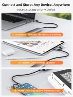 CABLETIME θήκη για M.2 NVMe/SATA SSD CT-SSD03-AG tool free, 10Gbps, γκρι