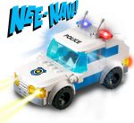 Light Stax Τουβλάκια Flashing Police Car για 6+ Ετών 125τμχ
