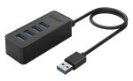 ORICO USB hub W5P-U3, 4x USB θύρες, 5Gbps, μαύρο