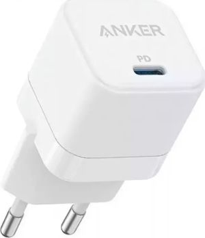 Anker Φορτιστής USB-C 20W Quick Charge 3.0 PD Λευκός Powerport III Cube A2149321