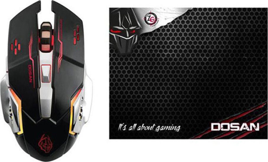 Zeroground MS-2850GMS Dosan Gaming Ποντίκι Πολύχρωμο + Mousepad