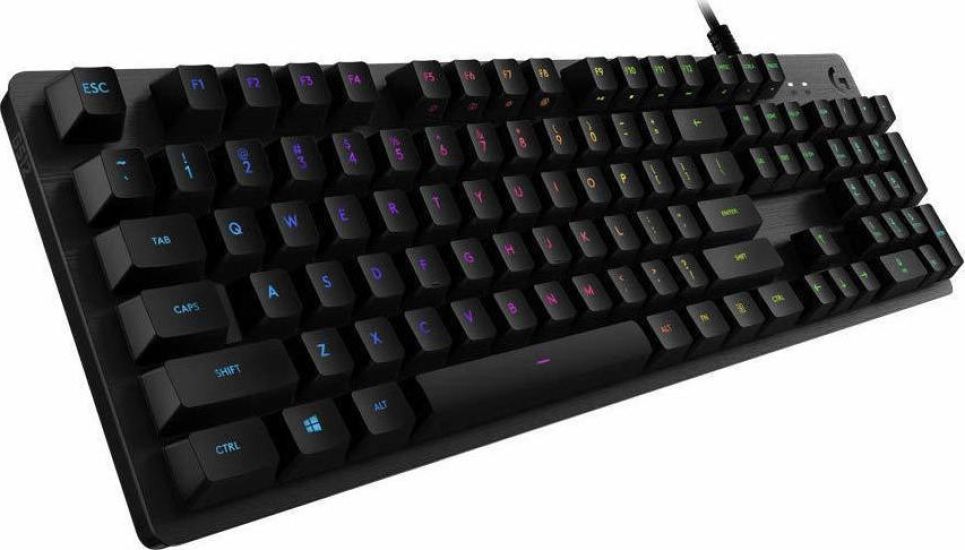 Logitech G512 Carbon Gaming Μηχανικό Πληκτρολόγιο με GX Blue διακόπτες και RGB φωτισμό (Αγγλικό US)