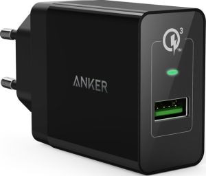Anker Powerport+ 1 QC3 USB-A 18w Black A2013317