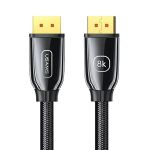 Usams Cable (SJ533DP01) DisplayPort male - DisplayPort male 3m Μαύρο