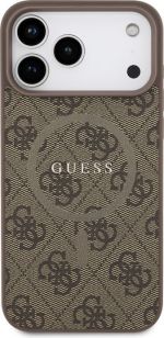 Guess 4G Ring Classic Logo MagSafe Case for iPhone 17 Pro – Brown – Θήκη Προστασίας για iPhone 17 Pro σε Καφε Χρώμα