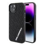Karl Lagerfeld “Karl 3D Logo Cover” Hard Case Θήκη προστασίας από σιλικόνη – iPhone 15 (Black – KLHCP15S3DMKRLK)