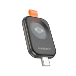 Borofone Q25a Φορτιστής για Apple Watch iWatch 1-9, SE, SE2, Ultra, Ultra2 Μαύρος