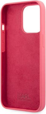 Karl Lagerfeld Karl & Choupette Back Cover Σιλικόνης Pink (iPhone 13 Pro)