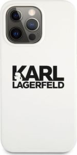 Karl Lagerfeld Hard Case Stack Logo Back Θήκη προστασίας – iPhone 13 Pro Max (White)