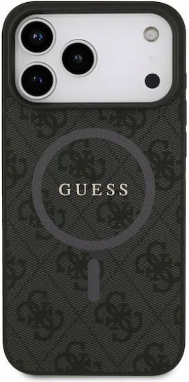Guess 4G Ring Classic Logo MagSafe Case for iPhone 17 Pro Max – Black – Θήκη Προστασίας για iPhone 17 Pro Max σε Μαύρο Χρώμα