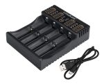 LIITOKALA φορτιστής LII-402 για μπαταρίες NiMH/CD, Li-Ion, IMR, 4 slots