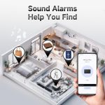 MILI ψηφιακή επαγγελματική κάρτα & tracker MiCard Duo για iOS & Android συσκευές, NFC, Bluetooth, μαύρο