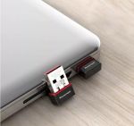 POWERTECH ασύρματος USB αντάπτορας δικτύου PT-1383, 300Mbps WiFi 6