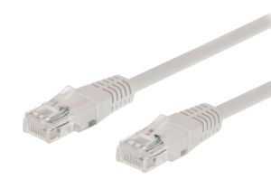 POWERTECH καλώδιο UTP Cat 6e CAB-N142, CCA 24AWG 0.5mm, 0.30m, γκρι