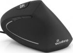 MediaRange MROS232 Wireless ergonomic 6-button optical mouse for right-handers (Black, Wired)