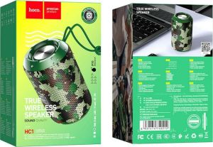 Hoco HC1 Trendy Sound Ηχείο Bluetooth 5W με Ραδιόφωνο και Διάρκεια Μπαταρίας έως 4 ώρες Camouflage Green