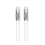 Charging Cable WK 100W TYPE-C/TYPE-C White 1m WDC-188 6A