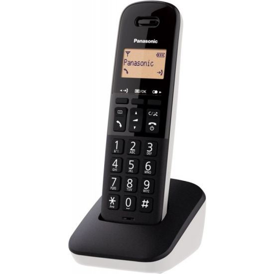 Ασύρματο Τηλέφωνο Panasonic KX-TGB610GRW Μαύρο-Λευκό