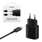 Samsung EP-TA800X Φορτιστής USB-C και Καλώδιο USB-C 25W Black (Retail)