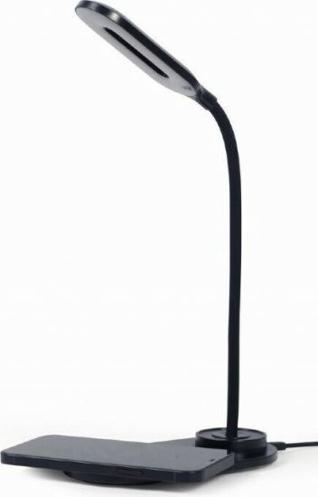 GEMBIRD DESK LAMP WITH WIRELESS CHARGER BLACK